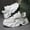 White, variant on Popular men's shoes in spring, high-end casual fashion, low top sports running shoes, thick soled, height increasing, breathable dad shoes