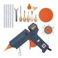thumbnail image 2 of Pistolet à Colle Thermofusible 150W à Température Réglable, Pistolet à Colle Chaude pour Bâtons de Colle 11 mm, Outil à Main de Réparation Bricolage pour la Maison, Pistolet à Colle, Chauffage Rapide, 2 of 7
