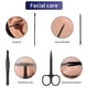 thumbnail image 4 of Set de manicura profesional, 16 piezas, kit de pedicura, cortaúñas con estuche de viaje para hombres, mujeres y adolescentes, para el cuidado de cutículas faciales, de orejas, de uñas y de pies., 4 of 8