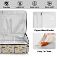 thumbnail image 4 of Iauyy Casserole Carrier for Hot Food Insulated Casserole Travel Carry Bag with Lid Food Warmer Bag for Party/Picnic,Crane, 4 of 7
