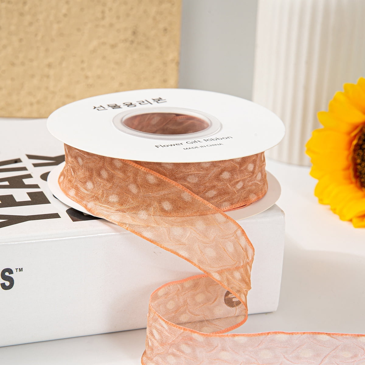 Lace Jacquard Embroidery Hollow Lace Ribbon DIY Bow Hair Accessories Flower Packaging Straw Hat Clothes Edge Ribbon, Lace