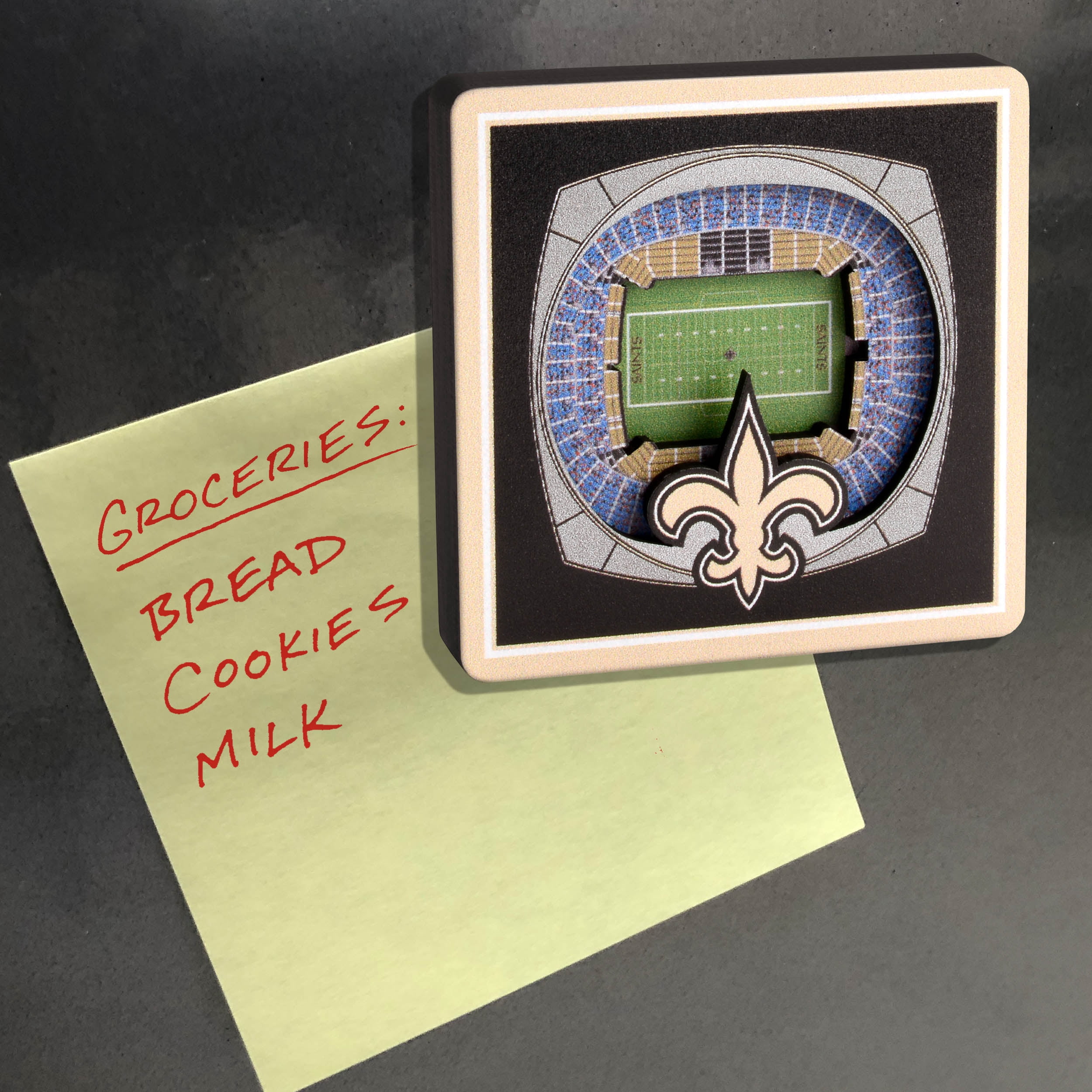 YouTheFan NFL New Orleans Saints 3D StadiumView Magnet