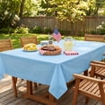 thumbnail image 5 of Plastic Table Cloth Disposable 12 Pack, 54 x 108 Inch, Blue, for Party Picnic Wedding, 5 of 8