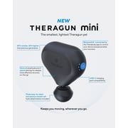 Theragun Mini 2nd Gen Handheld Percussive Massage Device, Portable Deep Tissue Massager, Black