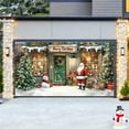thumbnail image 6 of Feltree Christmas Garage Banner Large 157x71 Inch Polyester Outdoor Door Decoration for Holiday Party Festive Backdrop, 6 of 8