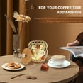 thumbnail image 6 of Tzdxfgl Coffee Pod Holders Basket with Wooden Lid, Large Capacity Coffee K Cup Holders for Counter, Gold, 6 of 11