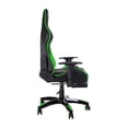thumbnail image 4 of Nibio Destroyer Green PU  Office Gaming Chair, Special Armrest and Footrest, 4 of 5