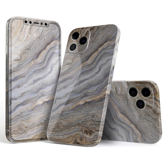 DesignSkinz Agate Marble Slate V3 Full-Body Skin Decal Wrap Cover for iPhone 16