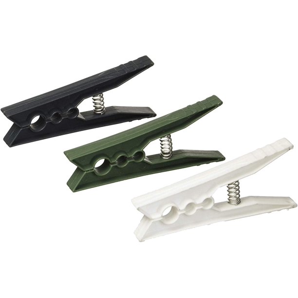 Homz Heavy Duty Plastic Clothespins 24 Count