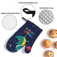 thumbnail image 3 of Cauagu Dinosau Space Explorer Print Oven Mitts and Pot Holders 4 pcs Set,Extra Thicken Long Kitchen Oven Glove Potholders BBQ Gloves-Oven Mitts and Pot Holders(11 Inch), 3 of 6