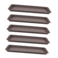 thumbnail image 2 of Paquete de 5 platillos para macetas, bandejas para jardineras y bandejas de goteo para jardín. Gris, 2 of 8