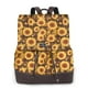 thumbnail image 1 of Balery Vintage Brown Plaid Sunflower Mochila de Cuero para Mujeres, Gran Capacidad, Bolsa de Viaje Multifuncional, Mochila de Cuero y Bolsa de Hombro para Mujeres, 1 of 4