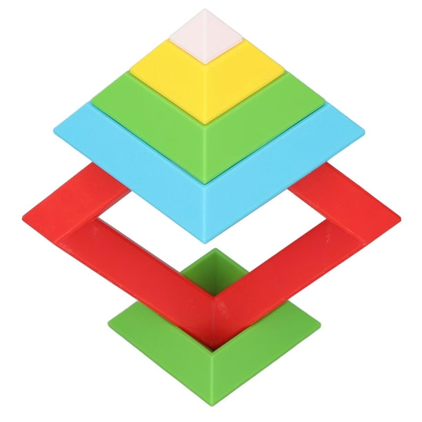Juguetes de bloques de construcción para niños pequeños, juguetes de bloques de construcción, juguetes de bloques de construcción de plástico, juguetes educativos compactos y livianos