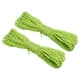 thumbnail image 1 of Cuerda de paracord reflectante de 20 pies para camping Uxcell de 3 mm de nylon, color verde claro, 2 piezas, 1 of 6