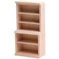 thumbnail image 1 of OUNONA 1Set Miniature Bookshelf Ideal For Childs Playtime In Light Yellow Tone, 1 of 8