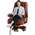thumbnail image 4 of Lumbar Support Office Chair Back Cushion Office Nordic Swivel Soft Office Chair Gamming Adjustable Cadeira Gamer Home Furniture My Lux Decor Round, 4 of 28