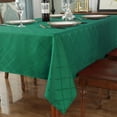 thumbnail image 7 of SASTYBALE Professional Machine Washable 60" x 120" Jacquard Tablecloths with Flower Pattern, Green, 7 of 7