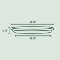 thumbnail image 2 of Platillo Planter Bloem Terra de 32 cm, color verde, duradero, acanalado, 2 of 2