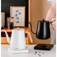 thumbnail image 5 of Electric Kettle, Coffee and Tea Kettle 800ml 1200W, Stainless Steel, Black, 5 of 5