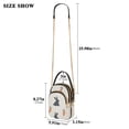 thumbnail image 2 of FORMRS Crossbody Bag for Women Quilted Travel Shoulder Cell Phone Purse with Chain Strap Handbag, Bunnies and Carrots, 2 of 7