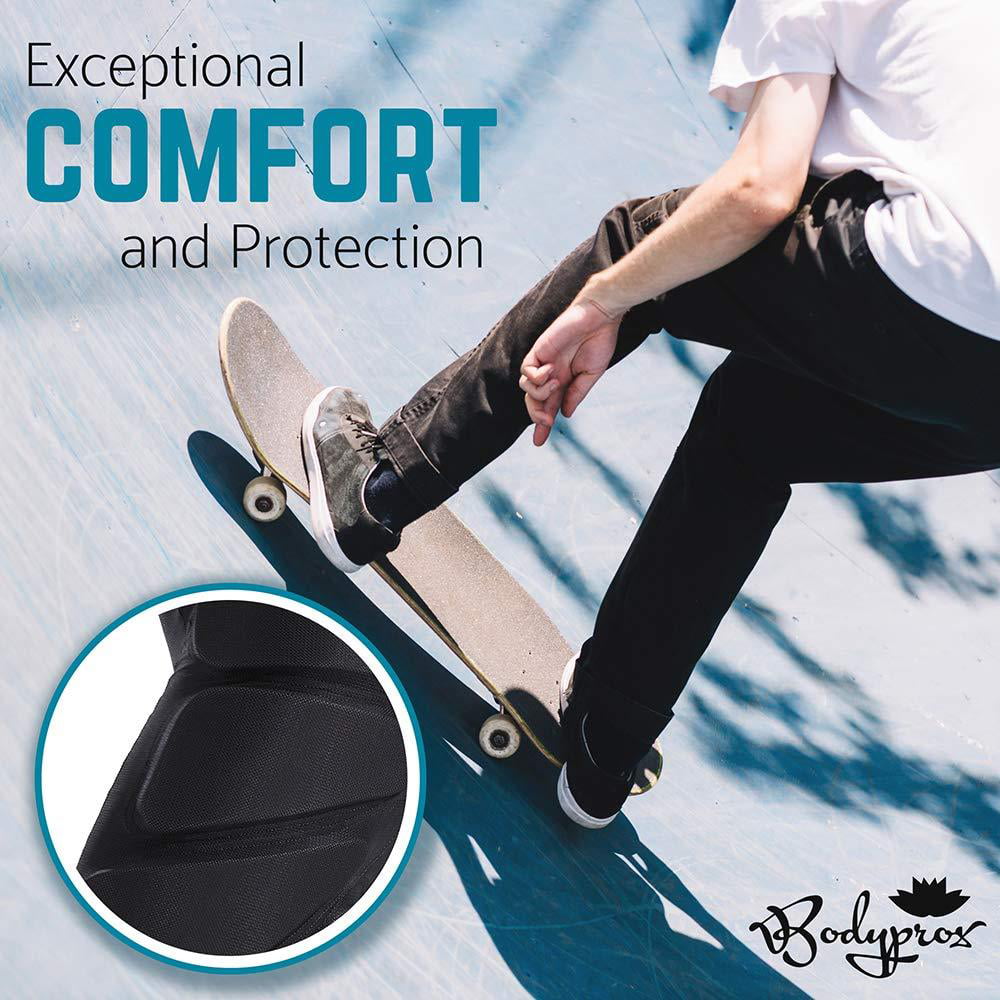 Bodyprox - Short de protection rembourré pour snowboard, skate et ski • Kyft
