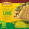 thumbnail image 3 of Old El Paso Stand 'N Stuff Taco Shells, Hint of Lime Flavored, Gluten Free, 10 Count, 5.4 oz, 3 of 15