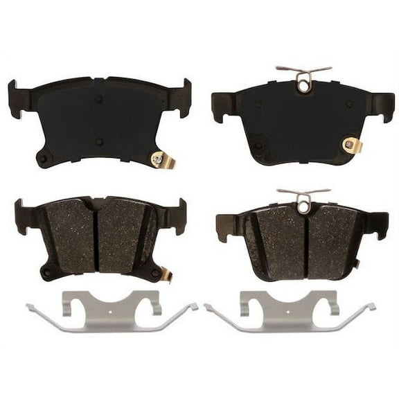 Rear Brake Pad Set - Compatible with 2017 - 2022 Chrysler Pacifica 2018 2019 2020 2021