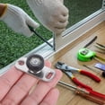 thumbnail image 2 of Shisuyan 2pcs Door Guide Sliding Glass Door Roller Guide Bottom Mounted Floor Guides, 2 of 9