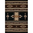 thumbnail image 1 of United Weavers 940 36070 69 5 ft. 3 in. x 7 ft. 6 in. Manhattan Phoenix Area Rug, Black, 1 of 2