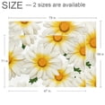 thumbnail image 2 of Daisy Polyester Chair Rugs - Soft Modern Floor Mat for Home or Office - Backing, Easy to Clean - Protects Floors, Reduces Noise - Comfortable and Stylish Seating Area Rug, 2 of 6