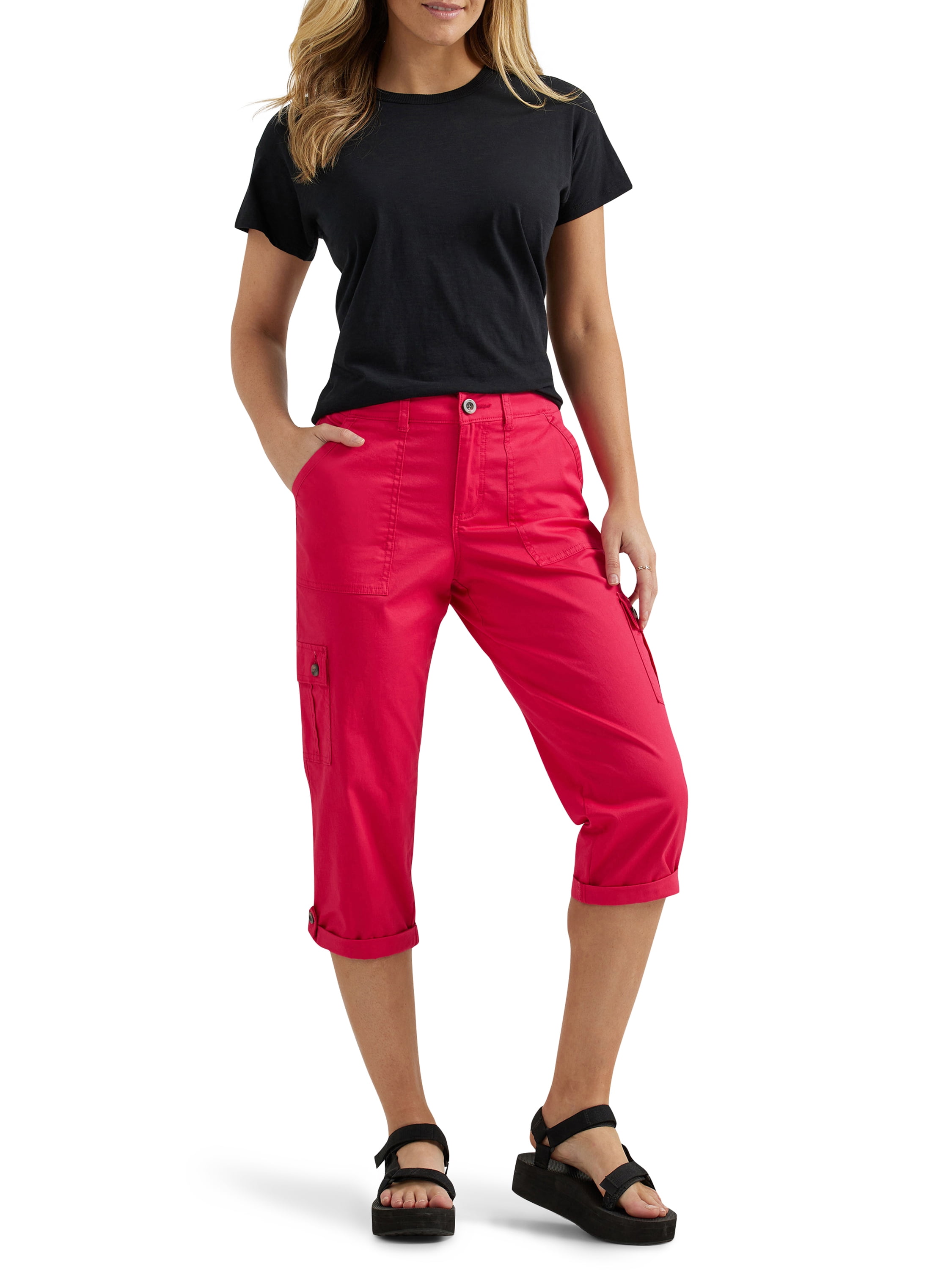 Lee Women's Flex to Go Mid Rise Capri Pants