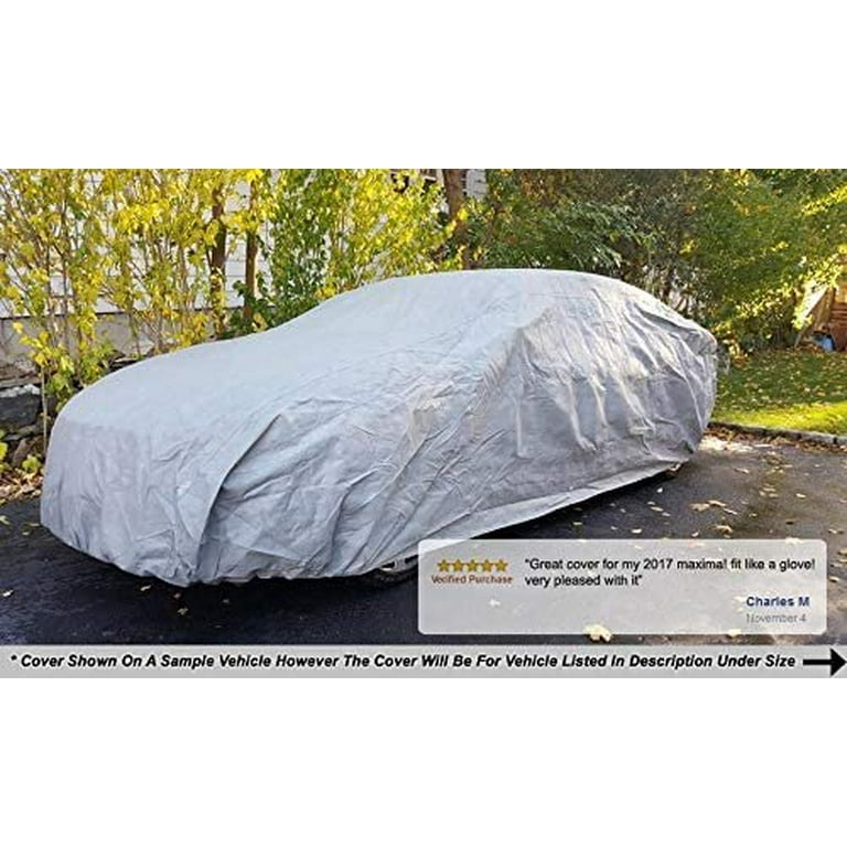 Weatherproof Car Cover Compatible with Honda CR-Z 2010-2016 - 5L Outdoor &  Indoor - Protect from Rain, Snow, Hail, UV Rays, Sun - Fleece Lining 