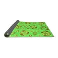 thumbnail image 2 of Ahgly Company Indoor Round Abstract Green Modern Area Rugs, 8' Round, 2 of 4
