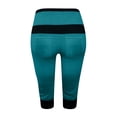 thumbnail image 4 of aidice Athletic Pants for Women Capris Running Slim Drawstring High Waisted Workout Pants Color Block, 4 of 4