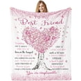 thumbnail image 1 of LHSHID Daughter Gifts Daughter Birthday Gift Birthday Gifts for Daughter Blanket Daughter Gifts Ideas from Mom Dad to My Daughter Blanket Best Daughter Graduation Wedding Gifts 40"x50", 1 of 6