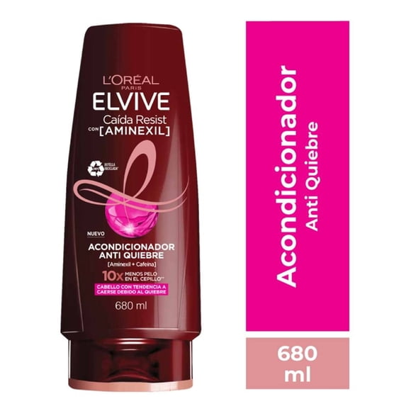 Acondicionador Elvive Caída Resist Aminexil Acondicionador de 680 ml