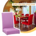 thumbnail image 2 of Funda elástica para silla de color caramelofunda elástica para asiento de comedor (púrpura claro) Ndcxsfigh Libre de BPA, 2 of 9