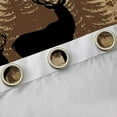 thumbnail image 4 of Homewish Safari Deer Blackout Curtains Set of 2 (52x84 Each) For Female Men Adults,Rustic Cabin Window Curtains,Jungle Animal Curtains and Drapes,Lightweight Room Decor, 4 of 6