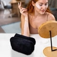 thumbnail image 3 of Kbndieu Makeup Bag Travel Toiletry Bag Large Capacity Makeup Case Organizer Cosmetic Bag for Skincare, Brushes & Travel Essentials Gifts for Women Girls (Black), 3 of 3