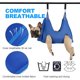 thumbnail image 2 of Aseo para gatos, corte de uñas, antiarañazos, mordida, cama fija, baño, aseo, bolsa de sujeción, hamaca de belleza para mascotas, suministros para mascotas colgantes, azul M JM, 2 of 4