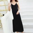 thumbnail image 5 of Tnhcen Women's Modal Cami Loose Fit Ankle Length Long Nightgown Sleep Dress Cotton Blend Casual Pajama Nightwear for Women M-XL, 5 of 5