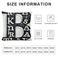 thumbnail image 5 of YINGXI Hopyeer Throw Pillow Cover New York Night City Girl Words Design Building Night Scene Skyline Typography Home Decor Pillow Cases 18x18in, 5 of 5