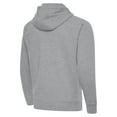 thumbnail image 3 of Men's Antigua Heather Gray Boston Bruins Victory Full-Zip Hoodie, 3 of 3