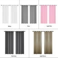 thumbnail image 4 of Festnight 2PCS 245*140cm Solid Color Curtains Polyester Fiber Grommet Filtering Casual Textured Curtains for Bedroom Living Room, 4 of 7
