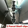 thumbnail image 7 of Yoetaun 2 Pieces/Set Parcel Shelf Load Strap Pin Clip Retaining Hook Paired Black Clips for 5 Mk6 Push-in Rivets black., 7 of 7