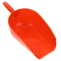 LOLIPPYY Reusable Plastic Feeding Shovel for Poultry Feed Farm and Garden Easy to Clean Orange