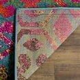 thumbnail image 4 of SAFAVIEH Cherokee Maitland Geometric Area Rug, Light Blue/Fuchsia, 5'1" x 7'6", 4 of 8