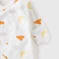 thumbnail image 5 of 3-6 Months Newborn Footed Sleeper Gown With Mitten Cuffs Cotton Side Baby Footed Print Infant Play For 0 6 Months Boys And Girls Baby Romper Pajamas Crawling Clothes, 5 of 6