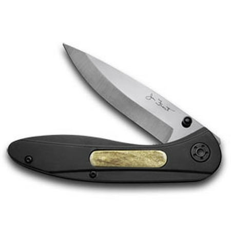 Series Pocket Knives - FROST CUTLERY Signature Series Black Zirconia BladeComposite Lockblade Pocket Knife