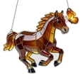 thumbnail image 1 of Atrapasueños de Caballo Acrílico 2D – Decoración de Ventana Estilo Vidriera Que Filtra La Luz con Cadena para Colgar En Interiores y Exteriores., 1 of 4